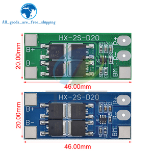 TZT 2S 6.4V 7.4V 20A LiFePO4/18650 al litio 32650 scheda di protezione della carica della batteria 13A corrente di lavoro 20A limitazione della corrente - Product Image 2