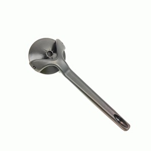 Cepillo de limpieza para cabezal de cafetera Steel Pier, vapor a alta presión, equipo profesional, mango de silicona negro - Product Image 4