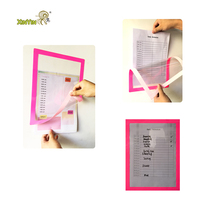 Mini cadres photo auto-adhésifs respectueux de l'environnement 5*7 & 8.5*11 Cadeaux de nouveauté du Nouvel An en papier de silicone