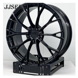 JJSEES 5x120.65 Jantes forgées pour Chevrolet <span class=keywords><strong>Corvette</strong></span> C6 <span class=keywords><strong>C5</strong></span> C7 C8 C4 ZR1 Z06 19 20 21 pouces Jantes en alliage noir Jantes de course - Product Image 4