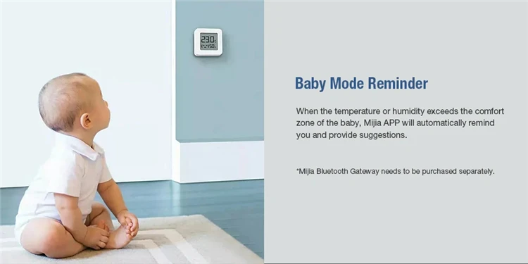 Indoor Display Smart Digital Mi Temperature and Humidity Monitor 2 Wireless Xiaomi Humidity Meter Temperature Sensor