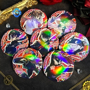 <span class=keywords><strong>Persona</strong></span> <span class=keywords><strong>5</strong></span> <span class=keywords><strong>Anime</strong></span> Metal Laser Badge Mercancía Ren Amamiya Sakura Futaba Makoto Niijima Estilo japonés - Product Image 1