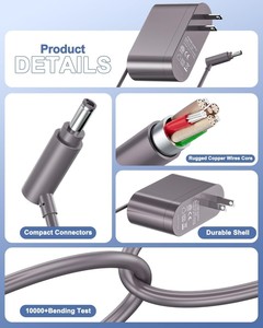 <span class=keywords><strong>Chargeur</strong></span> de remplacement pour aspirateur <span class=keywords><strong>Dyson</strong></span> 26,1 V 0,78 A pour aspirateur sans fil <span class=keywords><strong>Dyson</strong></span> V6 V7 <span class=keywords><strong>V8</strong></span> DC62, voiture, bateau, <span class=keywords><strong>chargeur</strong></span> de <span class=keywords><strong>batterie</strong></span> 26,1 V 0,8 A - Product Image 4