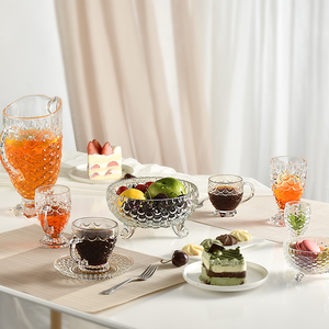 DELI Achetez des bonbons aux fruits secs, des en-cas, un ensemble de pots en verre pour cadeaux de mariage, un pot à bonbons en verre - Product Image 2