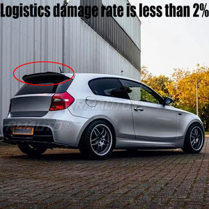 Aileron de toit arrière pour BMW Série 1 E87 Hatchback 2004-2011 Spoiler 120i 118i M135i 116i Aileron arrière de voiture en ABS - Product Image 2