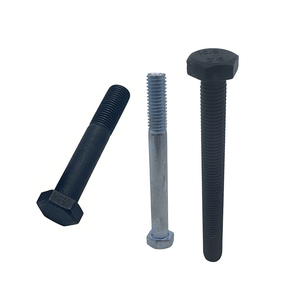 Parafuso Sextavado Preto Durável em Tamanhos Padrão, Parafuso Sextavado Personalizável em Material 10B33 com Rosca Total/Parcial, Certificado ISO9001 - Product Image 3