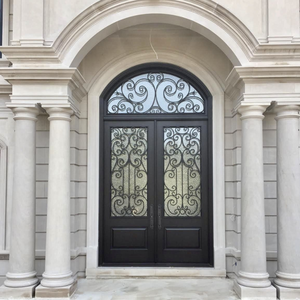 Double <span class=keywords><strong>porte</strong></span> <span class=keywords><strong>d</strong></span>'<span class=keywords><strong>entrée</strong></span> de Villa dorée, <span class=keywords><strong>en</strong></span> <span class=keywords><strong>fer</strong></span> <span class=keywords><strong>forgé</strong></span>, haute précision, livraison gratuite - Product Image 1