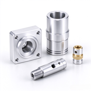 Composants de tour CNC OEM à haute tolérance, manchon métallique fabriqué sur mesure, connecteur fileté, pièces à bride avec plusieurs matériaux - Product Image 3