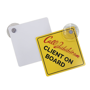 Letrero de Advertencia <span class=keywords><strong>Personalizado</strong></span> para Coche con Logotipo de Bebé <span class=keywords><strong>a</strong></span> <span class=keywords><strong>Bordo</strong></span> en PVC con <span class=keywords><strong>Ventosa</strong></span> - Product Image 6
