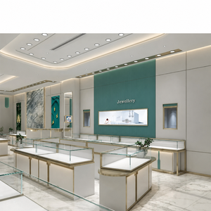 Customized Modern Custom Jewelry Display Showcase with LED Lighting Design for Jewelry Store Interior and Retail Furniture - Product Image 3