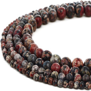 Jade de limón natural Piedra de limón natural Cuentas sueltas Fabricantes de cuentas redondas Suministro directo transfronterizo - Product Image 6