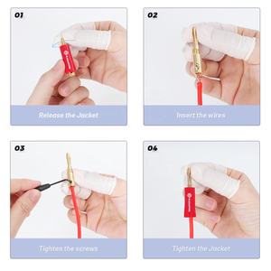 RASANTEK OEM ODM <span class=keywords><strong>Banana</strong></span> Plug от производителя, заглушка для динамика, штепсельная вилка 4 мм, позолоченная штепсельная Вилка для динамиков, Кабельный разъем - Product Image 4