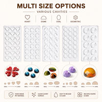 Moule à chocolat de Noël AKOKO, facile à utiliser, en plastique, pour bonbons, idéal pour les petites entreprises et les magasins