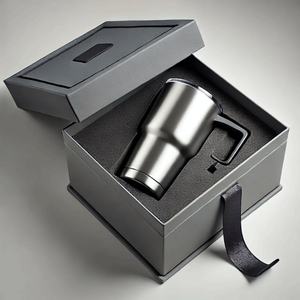 Cajas Personalizadas para Tazas de Viaje de Café, Paquete Biodegradable con Tapa y Base, Botella Termo de Agua, Caja de Papel con Inserto de Eva - Product Image 3