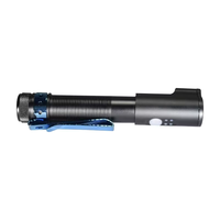 Lampe de poche LED Foxhawk ultra-lumineuse, rechargeable par USB, étanche IP66, 200 lumens, distance d'éclairage ultra-longue, mini portable