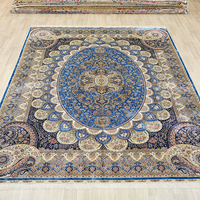 9x12ft décoratif persan turc Istanbul Tableau velours indien Vintage tapis en soie à vendre