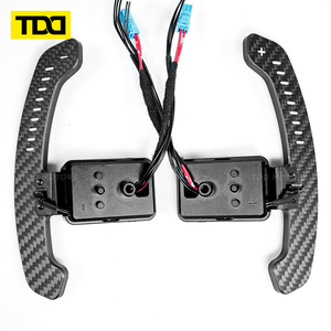 แป้นเปลี่ยนเกียร์คาร์บอนไฟเบอร์แบบแม่เหล็ก LED สำหรับ BMW F10 F06 F07 F11 F18 F12 F13 F01 F02 F30 F31 F32 F33 F34 ซีรีส์ 2 3 4 5 6 7 - Product Image 2