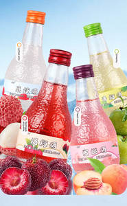 Vino alla Pesca Succosa 6% Alc Leggero e Fruttato Design Personalizzato della Bottiglia Basso MOQ Campione Gratuito per Ordini all'Ingrosso - Product Image 3