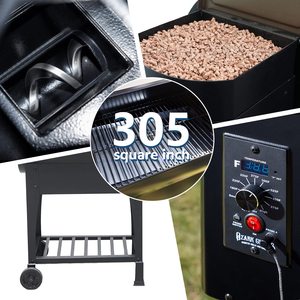Tốt Hơn So Với Z Grill Pellet Bbq Điều Khiển Pellet Grill Từ <span class=keywords><strong>Traeger</strong></span> Nhà Máy 8 Trong 1 BBQ Grill Kiểm Soát Nhiệt Độ Tự Động - Product Image 4