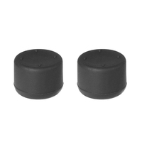 Neuer schein ung 4 Stück schwarze Daumen griffe für PS5 Wireless Controller Silikon Präzision Antislip Gummi Analog Stick Griffe für PS5