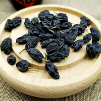 Raisins secs noirs de haute qualité, parfumés naturellement, prix de gros, en forme de granulés