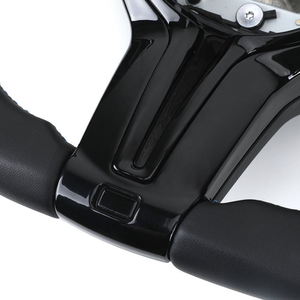 Volante Deportivo Estilo M con Agarre de Cuero Negro Perforado y Raya Roja para <span class=keywords><strong>BMW</strong></span> F10 X3 F20 M6 F21 F30 <span class=keywords><strong>M5</strong></span> X5 F30 M4 M2 E70 E90, <span class=keywords><strong>Precio</strong></span> de Fábrica - Product Image 4