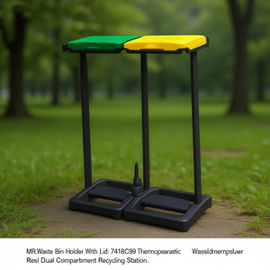 Porta sacco rifiuti Bis portasacchi con tapa MR.B 7418C99 - Product Image 3