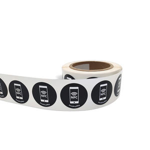 नि:शुल्क नमूना 13.56 मेगाहर्ट्ज एनएफसी चिप रोल पैक्ड एनटीएजी 215 एनएफसी स्टिकर/लेबल/टैग कस्टम लोगो आईएसओ14443ए एनएफसी स्टिकर टैग - Product Image 4