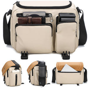 Bolso cruzado de moda para cámara DSLR sin espejo Oxford cierre de cremallera almacenamiento impermeable para lente Digital <span class=keywords><strong>Canon</strong></span> Sony - Product Image 3