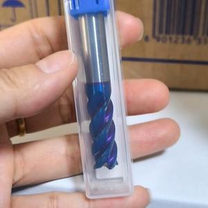 ดอกกัดเคลือบนาโนบลูสำหรับงานโลหะ เครื่องมือตัดเฉือนสำหรับเครื่อง CNC - Product Image 2