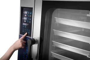 Horno de Convección a Gas para Hornear Pasteles con Panel de Control Manual Inteligente de 5 Bandejas para Cocina de Hostelería Comercial - Product Image 3