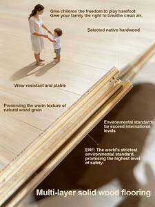 Piso de Parquet de Carvalho Premium Impermeável, de Madeira Real, com Superfície Antiderrapante e Fácil Instalação para Uso Interno - Product Image 4