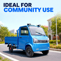 Mini camionnette électrique à 4 roues, véhicule utilitaire de petite taille pour l'agriculture, la logistique et la livraison