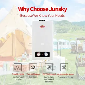 JunSky BS 시리즈 6L 휴대용 Lpg 프로판 가스 온수 히터 6L 일정한 온도형 가스 온수기