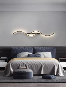 60cm 80cm 100cm LED Aluminum Wall Light Modern Long Strip for Bedroom Living Room Bedside Grille Decorative Lamp - Product Image 4