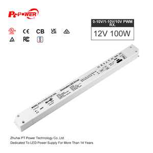 IP20 Warranty 100W 0-10V <strong>Dimmable</strong> Linear <strong>Led</strong> Power Supply <strong>Transformer</strong> 12V 24V Constant Voltage Plastic Case <strong>Led</strong> Strips Driver - Product Image 3
