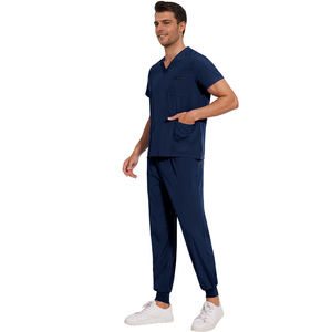 Conjunto de Uniformes Quirúrgicos 42122 Unisex |   Uniforme de Hospital de Manga Corta de Secado Rápido para Odontólogo, Enfermera, Médico - Product Image 3