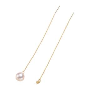 ต่างหูเงินแท้ S925 แบบ DIY พร้อมฐานเปล่าสำหรับใส่ไข่มุกทรงกลมหรือทรงรีขนาด 7-10 มม. อุปกรณ์ตกแต่งแฟชั่นแบบห้อย รุ่น 2272 - Product Image 3