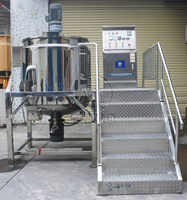 200 ligne de production de détergent de savon liquide avec machine à lame de mélangeur pour fabriquer du savon liquide