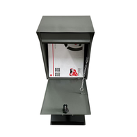 Boîte aux lettres extérieure autoportante en acier galvanisé avec serrure électronique à combinaison, grande capacité, revêtement poudré, pour colis et livraisons postales