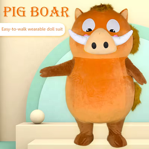 Efun Mascottes gonflables d'animaux pour adultes de <span class=keywords><strong>sanglier</strong></span> Mascotte personnalisée Costumes de cochon Costume de mascotte de <span class=keywords><strong>sanglier</strong></span> pour adulte pour la performance de l'événement - Product Image 2