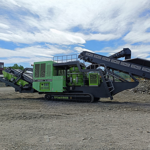 300tph di chuyển đá sỏi Máy Nghiền máy móc theo dõi <span class=keywords><strong>Cobble</strong></span> di động máy nghiền hình nón thực vật - Product Image 1