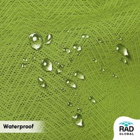 Rideaux d'extérieur imperméables de qualité supérieure vert lime, style frais et vibrant pour les patios, les balcons et les espaces de jardin