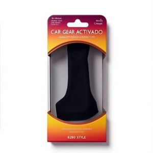 Car <b>Gear</b> <b>Knob</b> Cover Carbon Black Double Bubble 8280 Style - Product Image 1