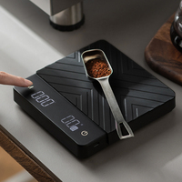 Balance à café 3kg/5kg avec minuteur, modes café multiples, conversion multi-unités à une touche, fonction tare, rétroéclairage LCD
