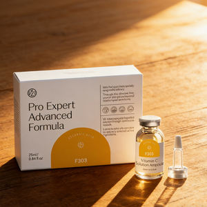 Ampoule de solution de vitamine C professionnelle pour une hydratation intensive : Sérum V21 Pro Expert aux effets apaisants et calmants pour la peau - Product Image 4