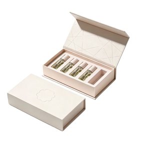 Caja Rígida Magnética Ecológica de Alta Gama con Lámina Dorada y Cartón Personalizado para Empaque de Botellas de Perfume - Product Image 2