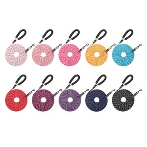 New Nylon Reflective Round <b>Rope</b> Dog Outdoor Traction Pet Traction <b>Rope</b> Multicolor Medium Large Walking Dog <b>Rope</b> Traction <b>Rope</b> - Product Image 2
