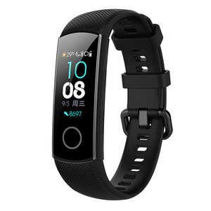 Pour Huawei <span class=keywords><strong>Honor</strong></span> 4 & <span class=keywords><strong>Honor</strong></span> <span class=keywords><strong>Band</strong></span> <span class=keywords><strong>5</strong></span> Bracelet en silicone sergé compatible Bracelet de montre intelligent Bracelet de remplacement - Product Image 1