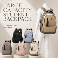 Sacs à dos d'étudiant pour ordinateur portable, imperméables, avec fermeture éclair, en tissu Oxford, pour la randonnée et le sport, avec logo personnalisé OEM, design gratuit, vente en gros